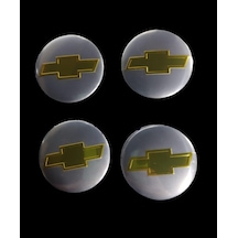 Jant Göbek Arma Chevrolet 4 Lü Set Krom Mat