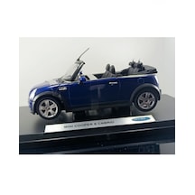 Welly 1:18 Mini Cooper S Cabrio Lacivert Model Araba