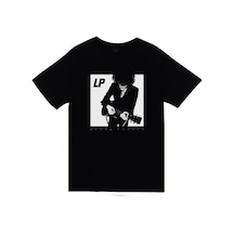 Lp Laura Pergolizzi Baskılı Unisex %100 Pamuk Siyah T-shirt SIYAH