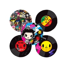 Tokidoki Coaster Set Bardak Altlığı Siyah