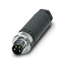 Sl08-m04s M8 Düz 4 Pinli Erkek Konnektör 3'lü Paket