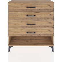 Arges Şifonyer 4 Çekmeceli 88x30x96 Çam-çam Çam