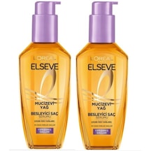 Elseve Mucizevi Yağ Yıpranmış Saçlar İçin Besleyici Saç Serumu 2 X 100 Ml