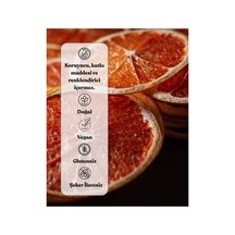 %100 Natural Air-dried Greyfurt Kurusu, Katkısız Koruyucusuz Sağlıklı Atıştırmalık - 100g