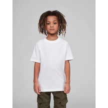 Çocuk Unisex Basic T-shirt - Beyaz Çok Renkli