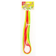 Bu-bu Floresanlı Renkli Şeritler Qullıng 1*75cm