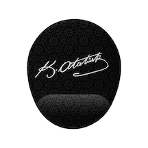 Atatürk İmza Bilek Destekli Mouse Pad