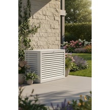 Klima Motoru/dış Ünite Gizleme/koruma Kafesi S 9000 Btu - 18000 Btu 98x50x70 H Açısız Condor Beyaz