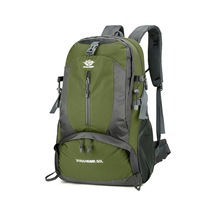 Tenfowee 50l Su Geçirmez Dağcı Çanta, Çok Bölmeli Outdoor Sırt Çantası, Yüksek Yoğunluklu Nilon, Hava Geçirgen Arka Sistemi - Yeşil Yeşil