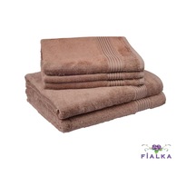 Fialka Arola Bambu Havlu Koyu Kahve 50X90