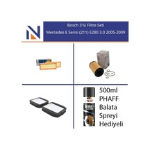 Mercedes E Serisi 211 E280 3.0 2005-2009 Bosch 3'lü Filtre Seti