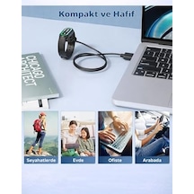 Xiaomi İle Uyumlu Mi Band 8/band 8 Pro/band 8 Active/band 9/band 10 Uyumlu Akıllı Saat Usb Şarj Aleti Kablosu