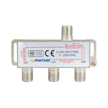 Kablolu Yayın Splitter Dağıtıcı 3'lü 5-2500 Mhz