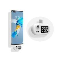 Hi8us K8 Hg05 Usb Tipi C Bağlantılı Taşınabilir Akıllı Termometre, / Modlu Mini Sıcaklık Ölçer, Beyaz