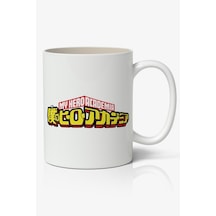 My Hero Academia Logo Anime Beyaz Kupa Bardak Beyaz