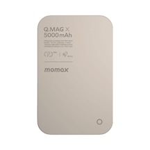 Momax Q.Mag X 5000 mAh Hızlı Şarj MagSafe   Powerbank Titanyum