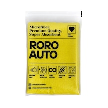 Everest Çift Taraflı Mikrofiber Araç Kurulama Bezi & Oto Yıkama Havlusu 50x70 Sarı