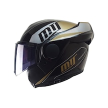 Motosiklet Kask Abs Material Orbit 180 Derece Çene Açılır Motorcu Kaskı Çok Renkli