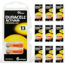 Duracell 13 İşitme Cihazı Pili 6'lı 10 Paket