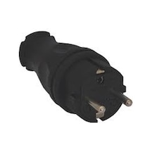 Tp Electric Kauçuk Düz Fiş 1x16a Dayanıklı Endüstriyel Elektrik Fişi