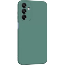 Newface Samsung Galaxy A25 5g Kılıf First Silikon - Koyu Yeşil