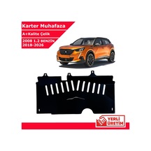 Peugeot 2008 1.2 Benzinli 2018-2026 Çelik Karter Muhafaza Çelik Koruma Sacı A+ Kalite Yerli Üretim