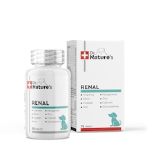 Dr. Nature's Renal Böbrekleri Destekleyen Köpek Vitamini 75 Tablet