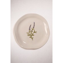 Pasabahce Lavander Seramik Pasta Tabaği - 1 Adet Krem