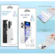Xiaomi Mi 11 Lite 5g - Nano Ekran Koruyucu Mat Şeffaf + Nano Arka Kaplama Set Ultra İnce Esnek