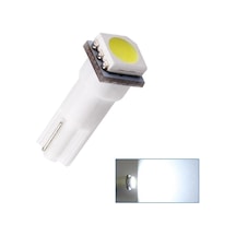 Beyaz 10 Adet T5 1 Smd Kırmızı Dashboard Kama Led Araba Ampul Lamba 74 Dash Led Araba Ampülleri İç Işıklar Araba Işık Kaynağı Park 12v