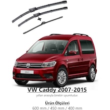 Vw Caddy 2007-2015 Ön Ve Arka Silecek Takımı