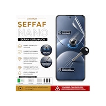 Realme C65 Uyumlu Şeffaf Nano Kırılmaz Darbe Emici Ekran Koruyucu