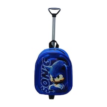 Anaokulu Çekçekli Sırt Çantası 3d Kabartmalı Kreş Erkek Çocuk Çantası Sonic