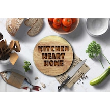 CAM KESME TAHTASI KİTCHEN HEART HOME ÇAP 32 CM