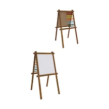 Panda Ahşap 40x55 Cm Ayaklı Abaküslü Yazı Tahtası 380 Karışık