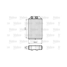 Valeo 811530 Kalorifer Radyatörü Audi A6 4b1819031c