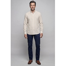 Bisse Lacivert Regular Fit Keten Uzun Gömlek Gmktn261081 C39 Bisse Lacivert Regular Fit Keten Uzun Gömlek Gmktn261081 C39