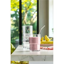 Lav Calista Cam Meşrubat Bardağı 6'lı 510 ml (Bulaşık Makinesinde Yıkanabilr.)