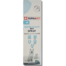 Supravet Silver Clean Nano Gümüş Suyu Çok Amaçlı Kedi Ve Köpek Deri Bakım Spreyi 150 Ml