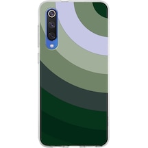 Xiaomi Mi 9 Se Uyumlu Kapak Renk Cümbüşü Tasarımlı Şeffaf Silikon Kılıf