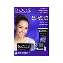 R.o.c.s. Rocs Sensation Whitening Beyazlatıcı Parlatıcı Diş Macunu 60 Ml