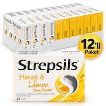 Strepsils Bal Ve Limon Aromalı 24lü Pastil 12 Adet