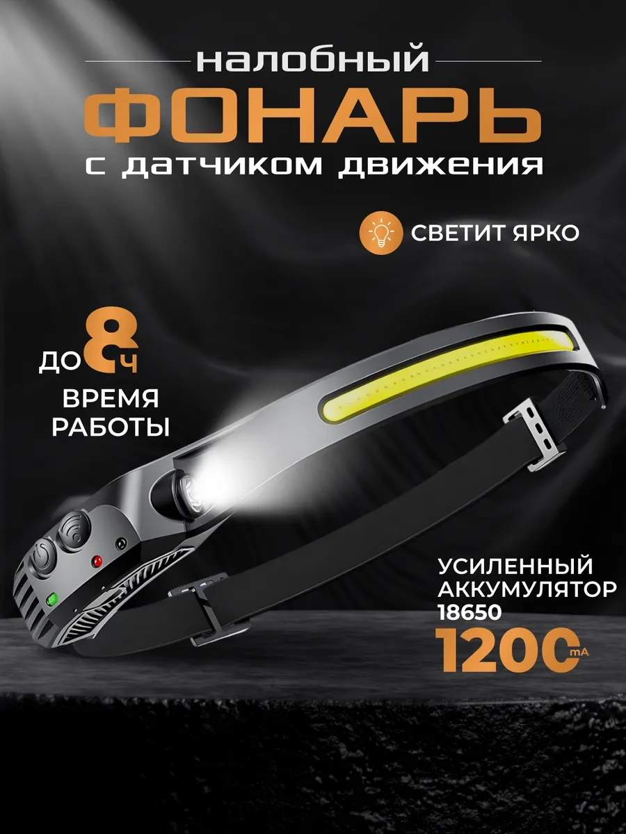 Soova Şarjlı Kafa Feneri Tek Şeritli 226309338 Siyah