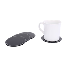 Prozenis Pr2541 Yuvarlak Deri Bardak Altlığı