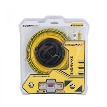 Soundmax Awg42-4ga Kaliteli-profesyonel-kalın -anfi Full Set Kablosu-