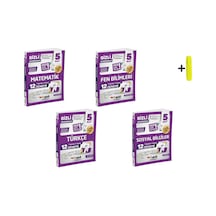 Gizli Yayınları 5. Sınıf Matematik Fen Türkçe Sosyal 12'li Deneme-meb Gibi Sordu