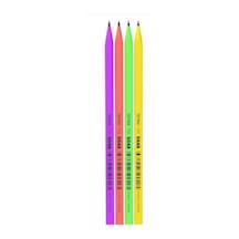 Silka Tetra Kurşun Kalem 4 Renk Üçgen Pastel 1 Paket