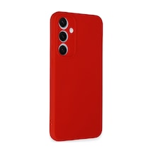 Samsung Galaxy Uyumlu - S24 Fe Kılıf Nano İçi Kadife Silikon - Kırmızı