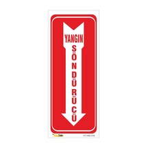 Yangın Söndürücü - Isg Levhası Levha 50x70 Cm Sticker