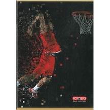 Komeks Dikişli Defter Karton Kap. Kareli 80 Yp A4 Basket